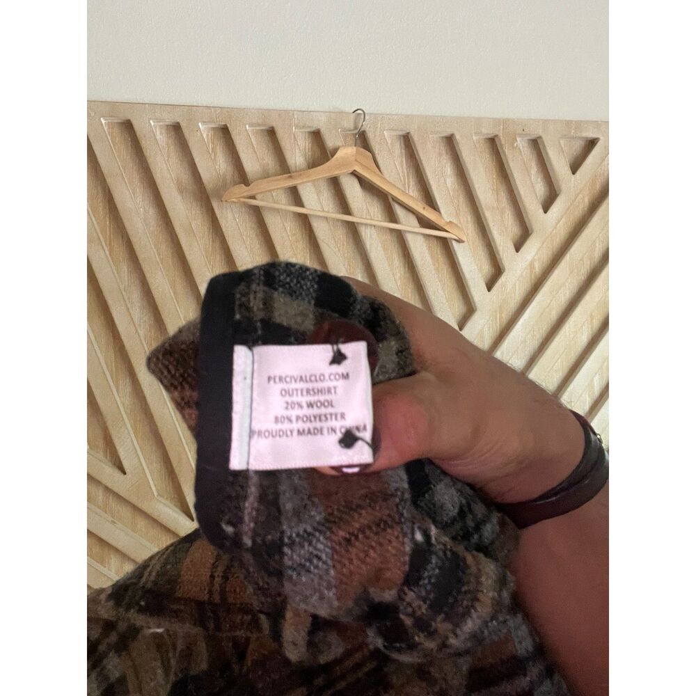 Percival Plaid Overshirt Jacket - Picture 8 of 8